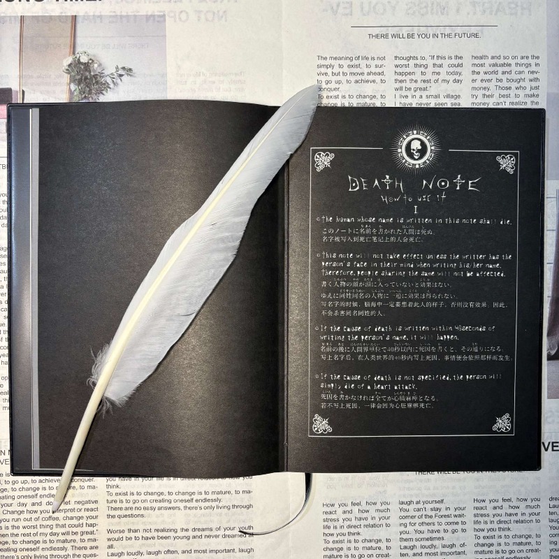 Death Note Replica - Новый коллекционный блокнот «Тетрадь смерти»: большой