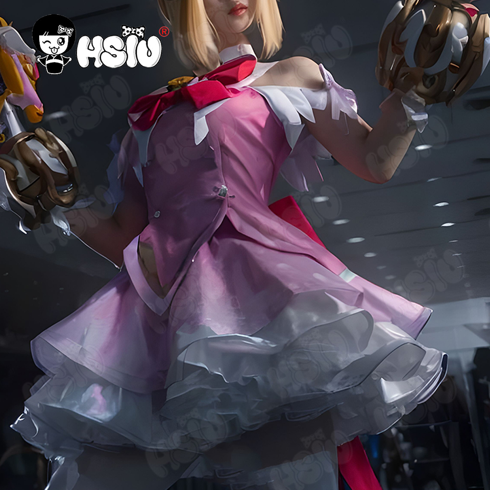 Cosplay Anime Pink Hair - Юно Косплей Костюм Парик HSIU Блондинка