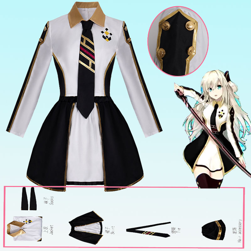 Anime Cosplay Dresses - Аниме женский костюм косплей костюм Sky