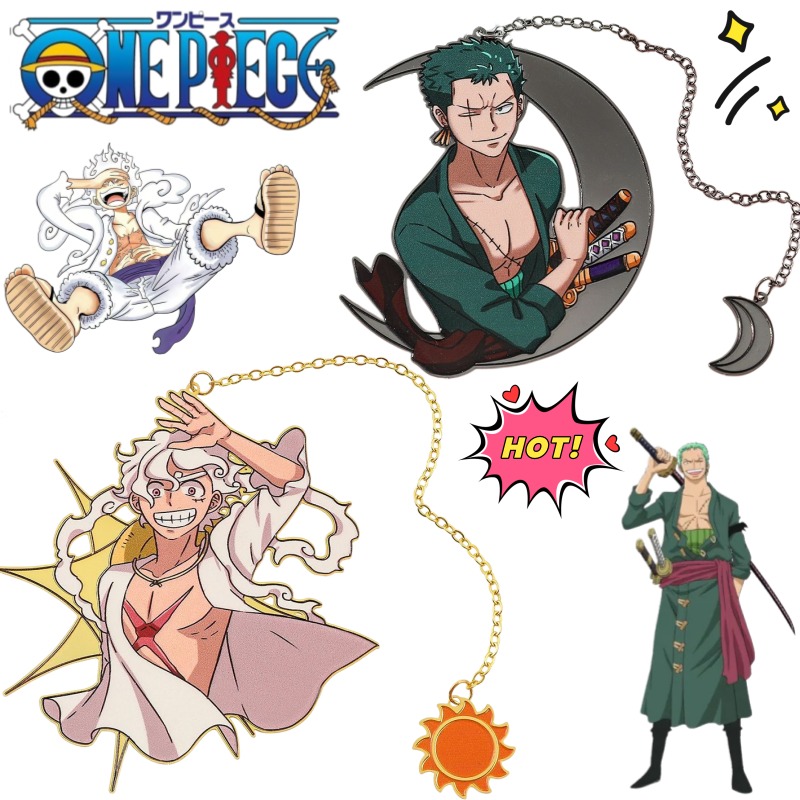 Cosplay Anime Zoro - Металлическая закладка One Piece с Ророноа