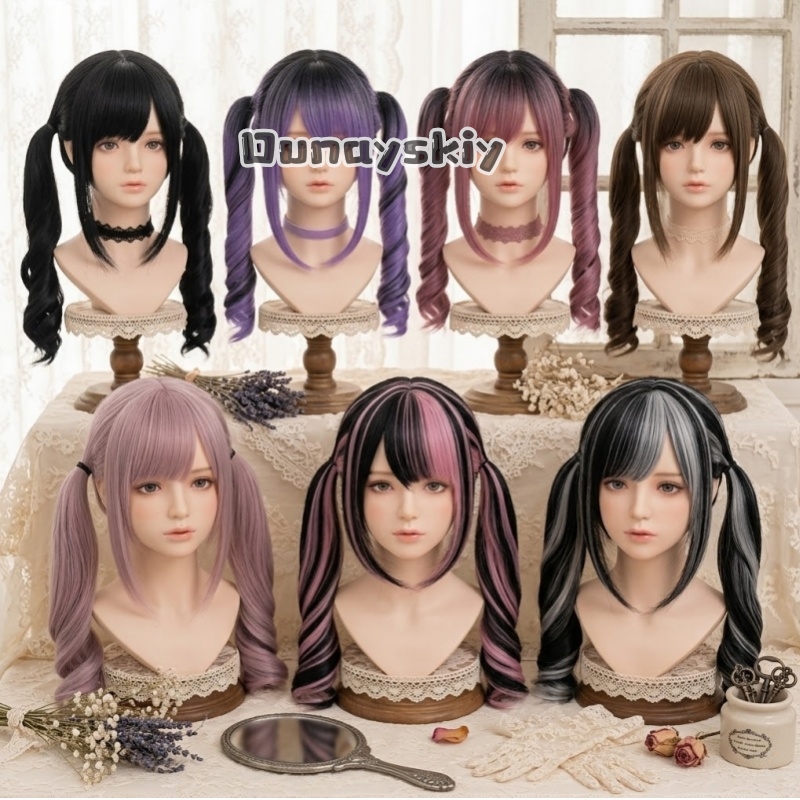 Cosplay Anime Pink Hair - Синтетический парик для косплея Джираи Кей,