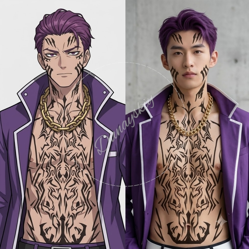 Маттиас Рикардо Черный племенн – обзор и цена Anime Cosplay Face