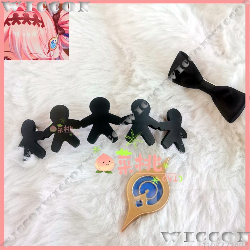 Головной убор Denia: Заколка д – обзор и цена Anime Cosplay Girl With Black Hair