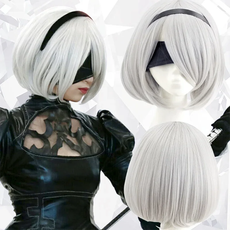 Парик NieR: Automata 2B 9S из  – обзор и цена Anime Cosplay Zero Two