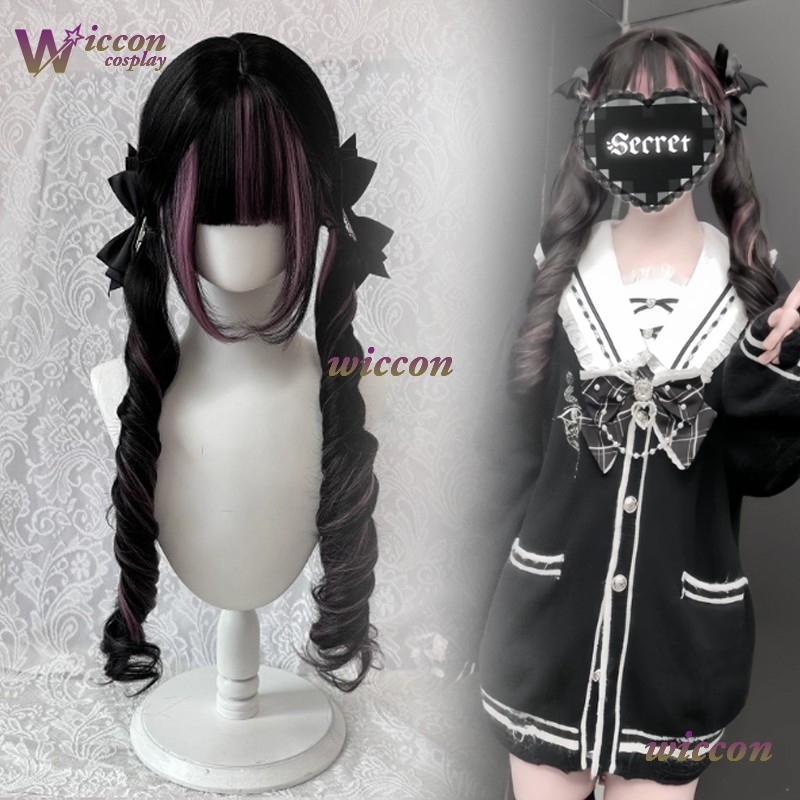 Комикс ‌ Черный парик с розовы – обзор и цена Cosplay Anime Pink Hair